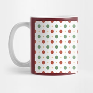 Merry christmas   polka dots Mug